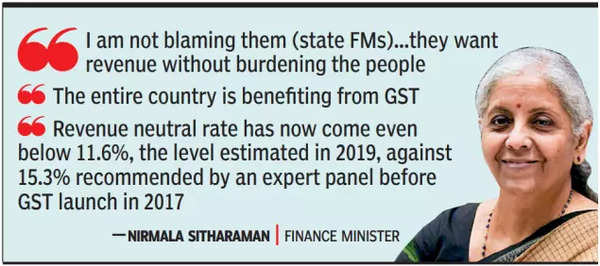 Sitharaman on GST