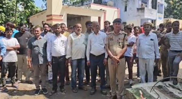 The men in khaki seemed all the more surprised as they had been part of Sunday's drive