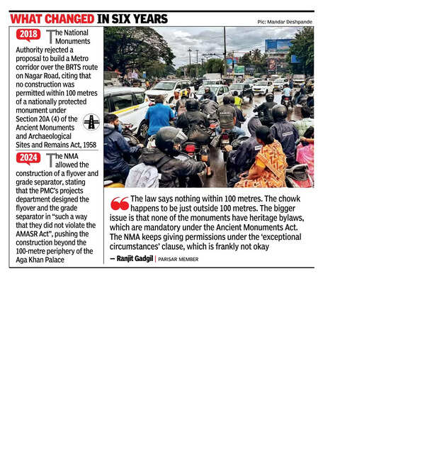 NMA: Flyover near Aga Khan Palace adheres to 100-m rule