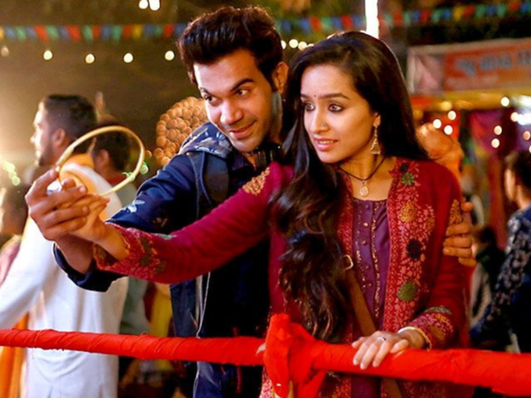 Shraddha Kapoor, Rajkummar Rao en la calle