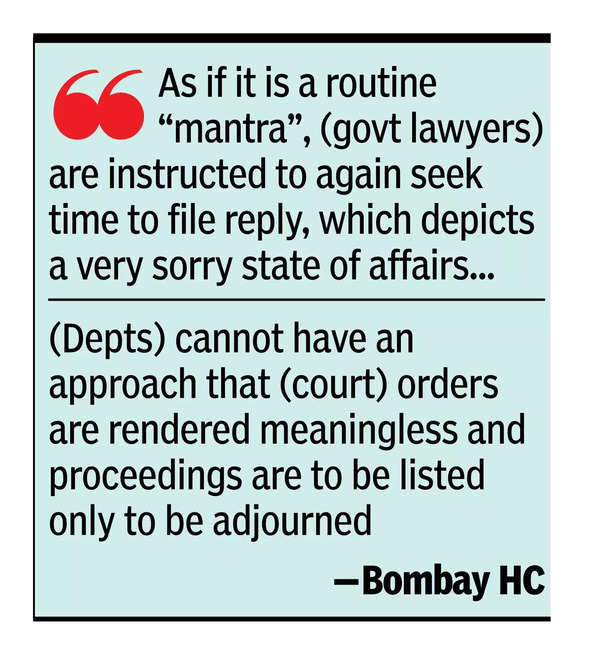 HC slams Maha’s ‘robotic approach’ to adjournments, warns of imposing costs.