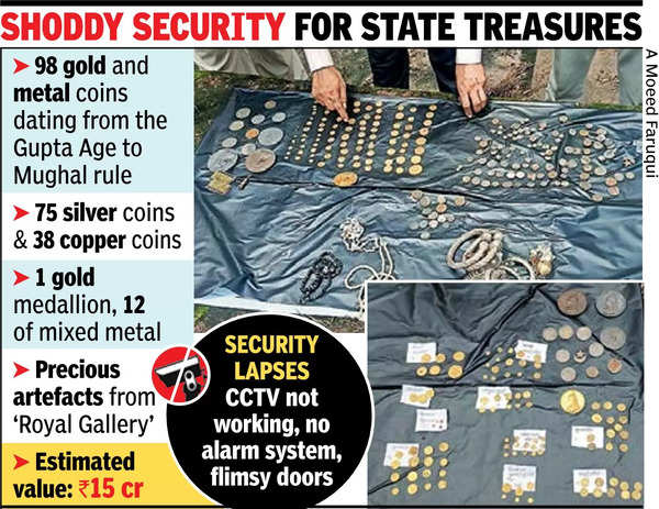 Night at museum: Thief’s fall foils theft of ₹15 cr treasure