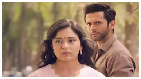 Sumbul with Mishkat Varma in a still from the show