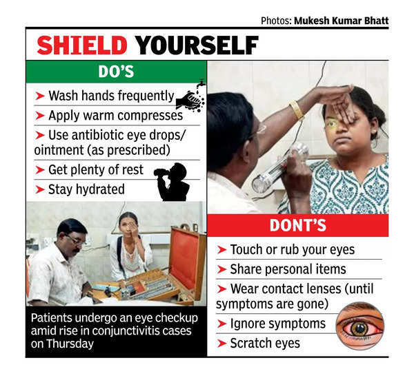 Conjunctivitis cases surge in Ranchi, adopt safety measures, say doctors