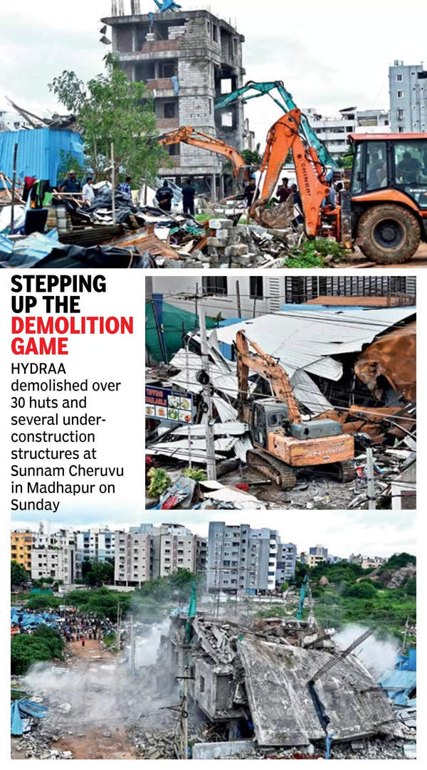 Intensification of the demolition project