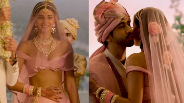 Ananya Panday's pink lehenga