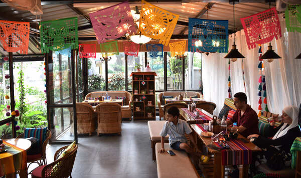 Indian customers enjoying their food at Mexico Lindo (PC : Sukanta Mukherjee/TOI)
