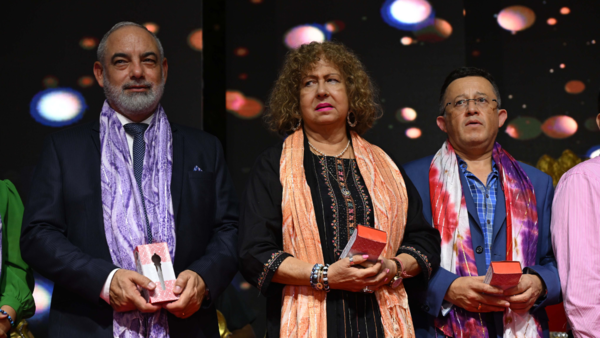 L-R: Ambassador of Paraguay Fleming Duarte, Venezuelan Ambassador Capaya Rodriguez Gonzalez and Ambassador of Ecuador Fernando Bucheli