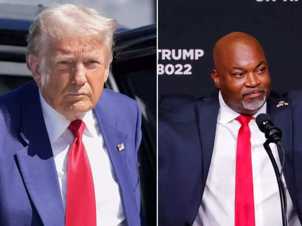 Donald Trump and Mark Robinson