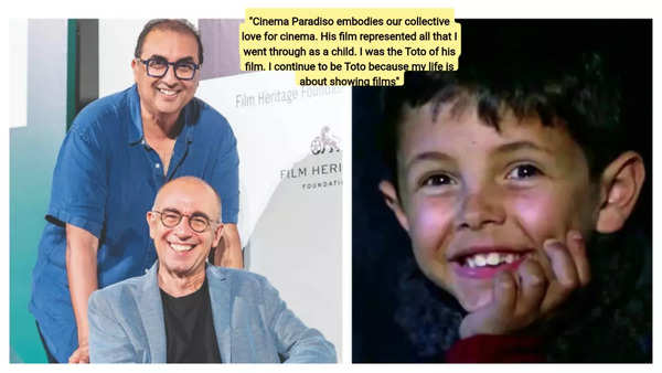 Shivendra Singh Dungarpur con Giuseppe Tornatore