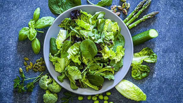 verduras de hoja verde