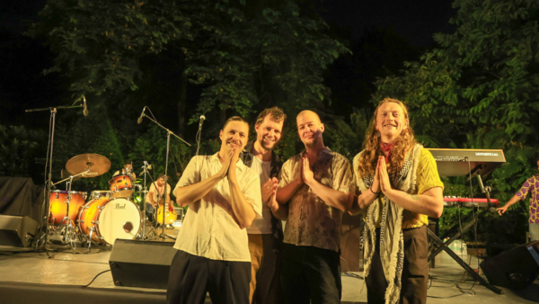 Before their gig at Jazz Weekender, the band performed at the Australian High Commission