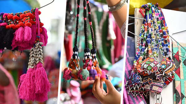 Latkans for chaniyas and beaded parandis can be later used as bag charms