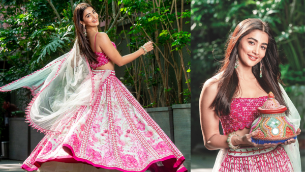 Pooja Hegde celebrating Navratri