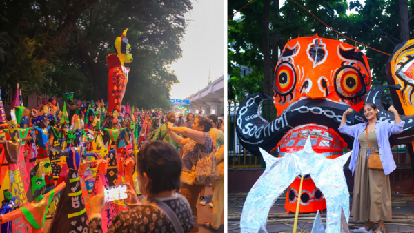 Between Tagore Garden and Subhash Nagar, thousands of Ravanas are lined up