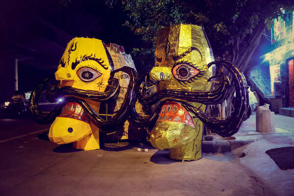 Ravana's menacing expressions