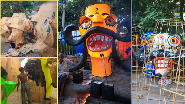 Glimpses of Ravan Wale Baba village (Tagore Garden)