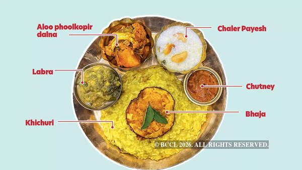 What’s on the Durga Puja bhog platter - Times of India