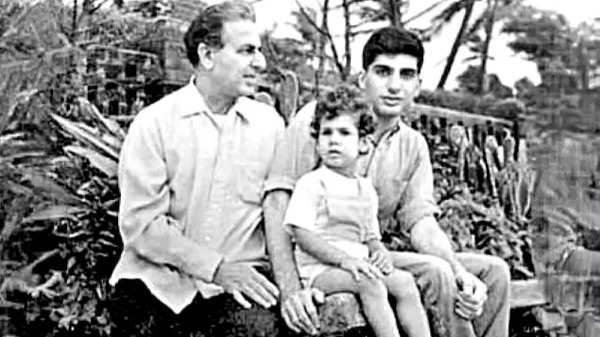 Ratan Tata with father and half-brother Noel