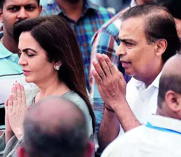 Nita and Mukesh Ambani