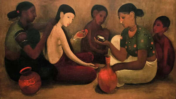 Bride’s Toilet by Amrita Sher-Gil