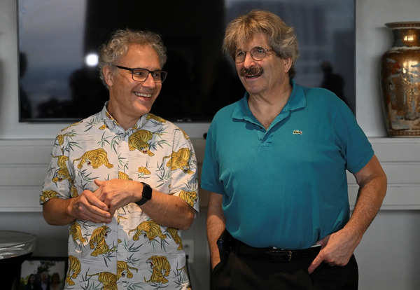 UMass Chan Medical School Professor Victor Ambros and Massachusetts General Hospital Gary Ruvkun after Nobel medicine win