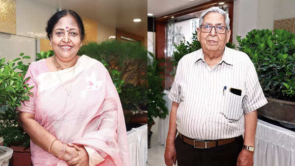 (L) Priti Singh (R) KK Arora