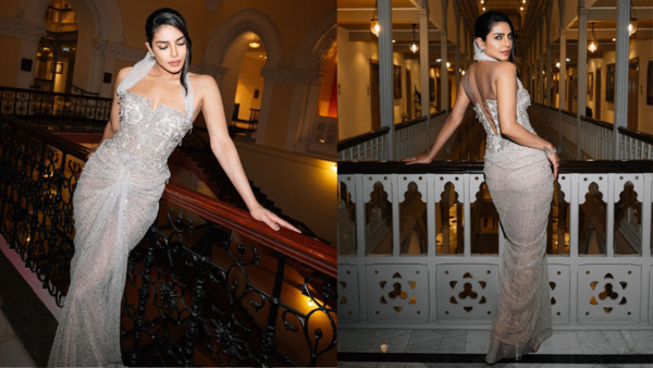 Priyanka Chopra in Tarun Tahiliani
