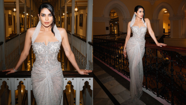 Priyanka Chopra in Apsara Core gown