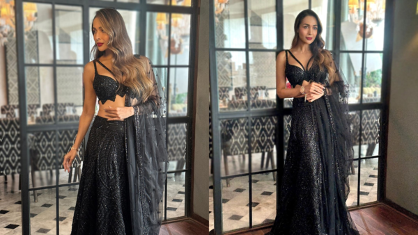 Malaika Arora's sequin lehenga is perfect for the next shadi in the family | - Times of India