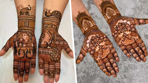Motifs of love, karwa and chaand is the highlight
