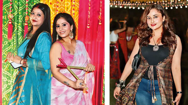 (L) Khushboo and Bineeta (R) Saummya