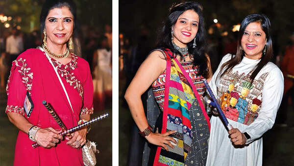 (L) Dr Prerna Mitra (R) Tripti and Anuja