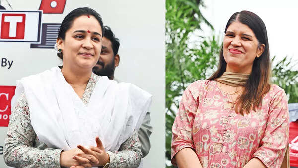 (L) Aparna Yadav (R) Sandeep Kaur