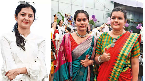 (L) Ritu (R) Sanju and Jasleen