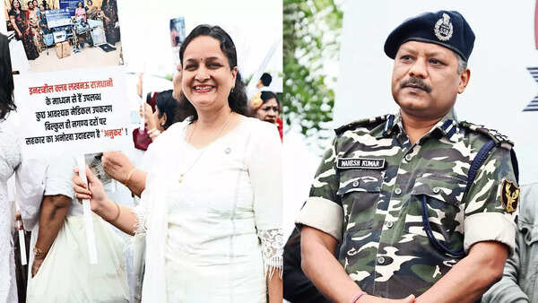 (L) Neena (R) Mahesh Kumar
