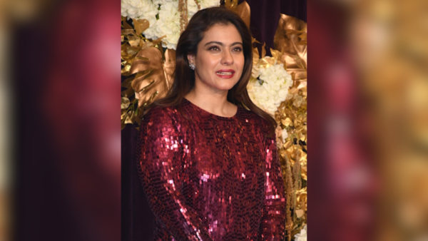 Kajol in a shimmer pantsuit