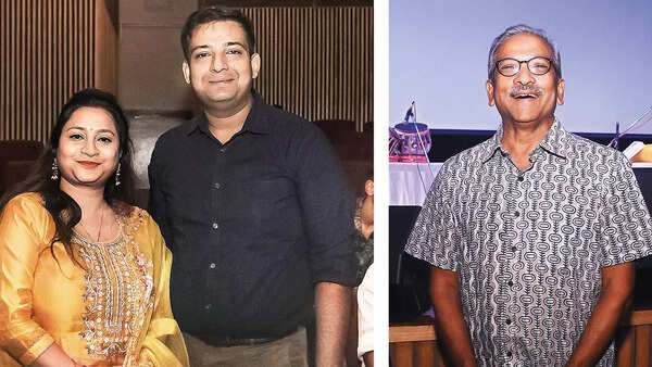 (L) Aishwarya Srivastava and Aditi Bhatnagar (R) Anand Prakash Maheshwari