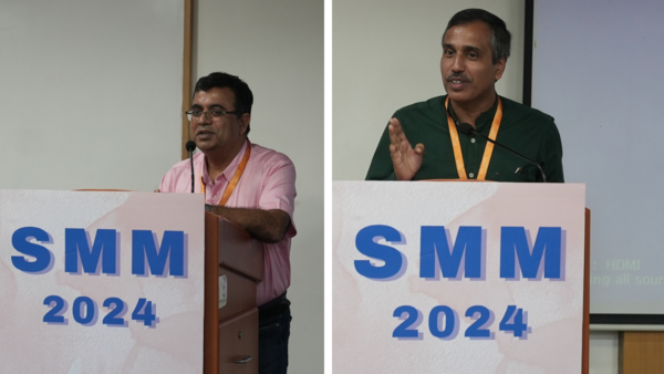 Prof Susanta Sinha Roy and Prof Sajal Kumar Ghosh from Shiv Nadar I0E