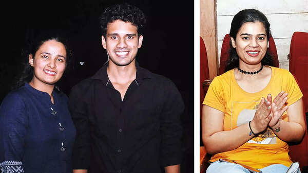 (L) Mansi Rawat and Ankit Kumar (R) Aanya Singh