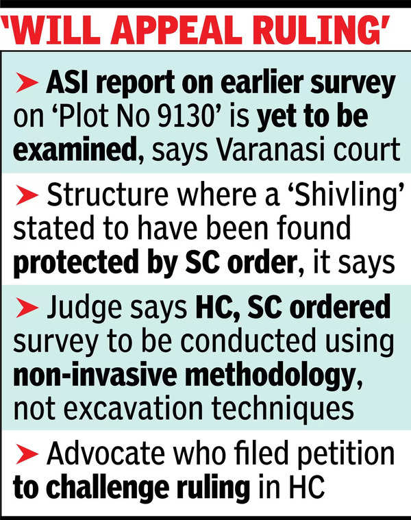 Plea for excavation survey at Gyanvapi rejected by court