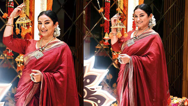 Divya Dutta looks stunning, all geared up to celebrate her favourite festival, Diwali