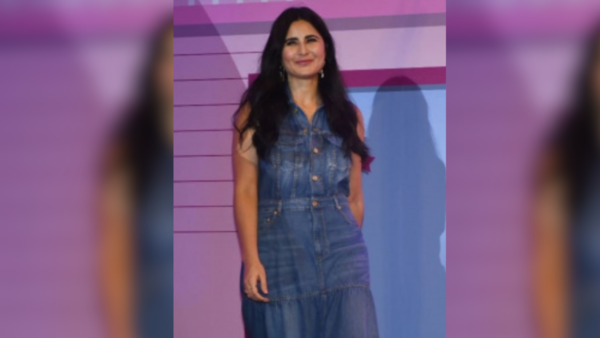 Katrina Kaif Denim Dress: Guess the price of Katrina Kaif's chic denim dress  | - Times of India