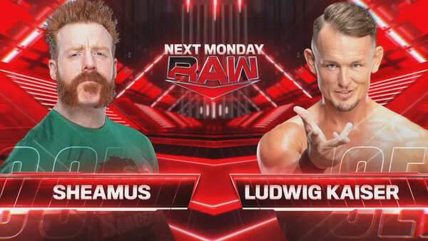 Picture from WWE Sheamus vs. Ludwig Caesar on Raw