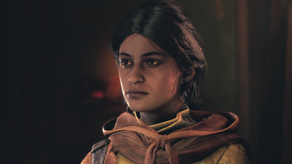 Anya Chalotra (The Witcher) lends her voice and likeness to Haroona, bringing depth to Unknown 9's determined protagonist