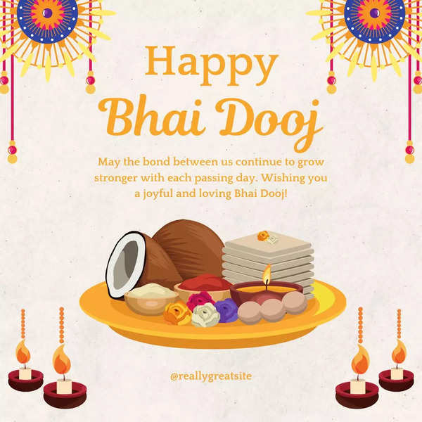 Bhai Dooj 2024 Wishes & Message Happy Bhai Dooj 2024 Images, Quotes