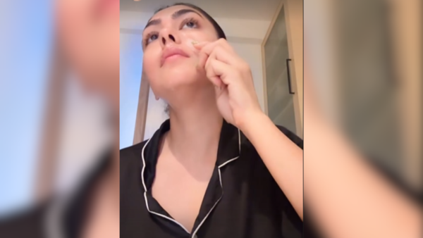 Mrunal Thakur's morning ritual