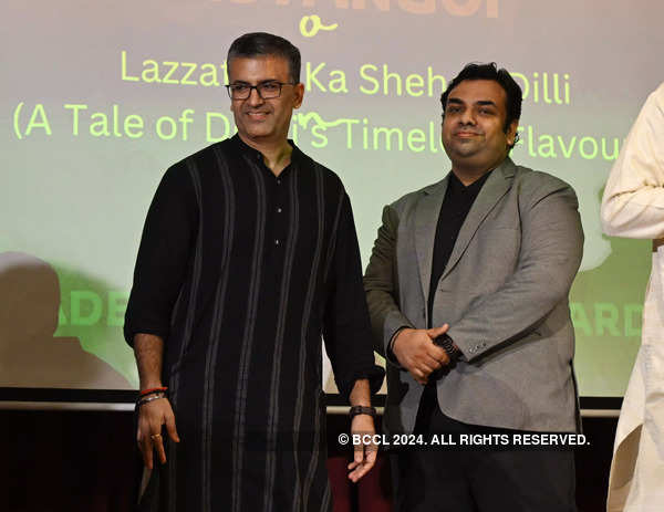 Anubhav Sapra (L), founder of Delhi Food Walks