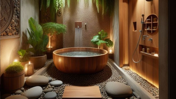 A hot tub