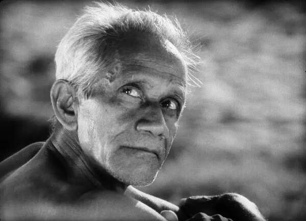 A still from restored version of Thampu